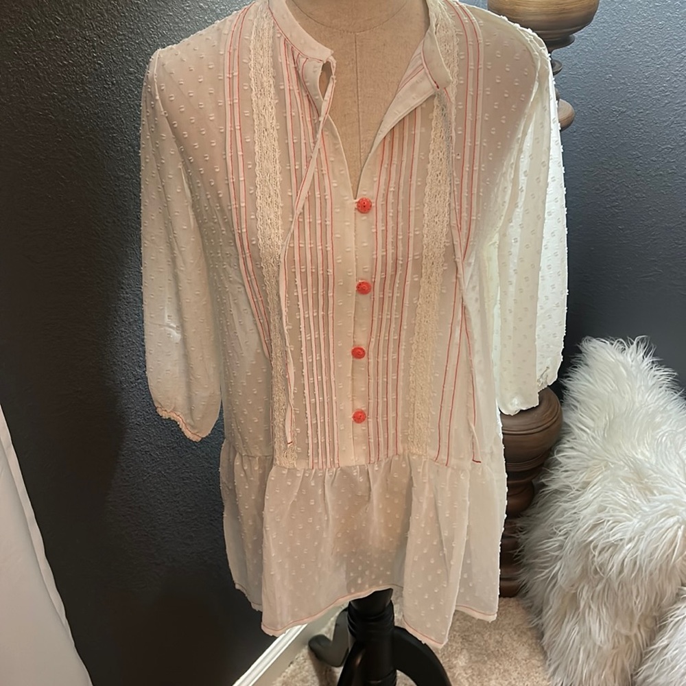 Matilda Jane, sheer tunic top